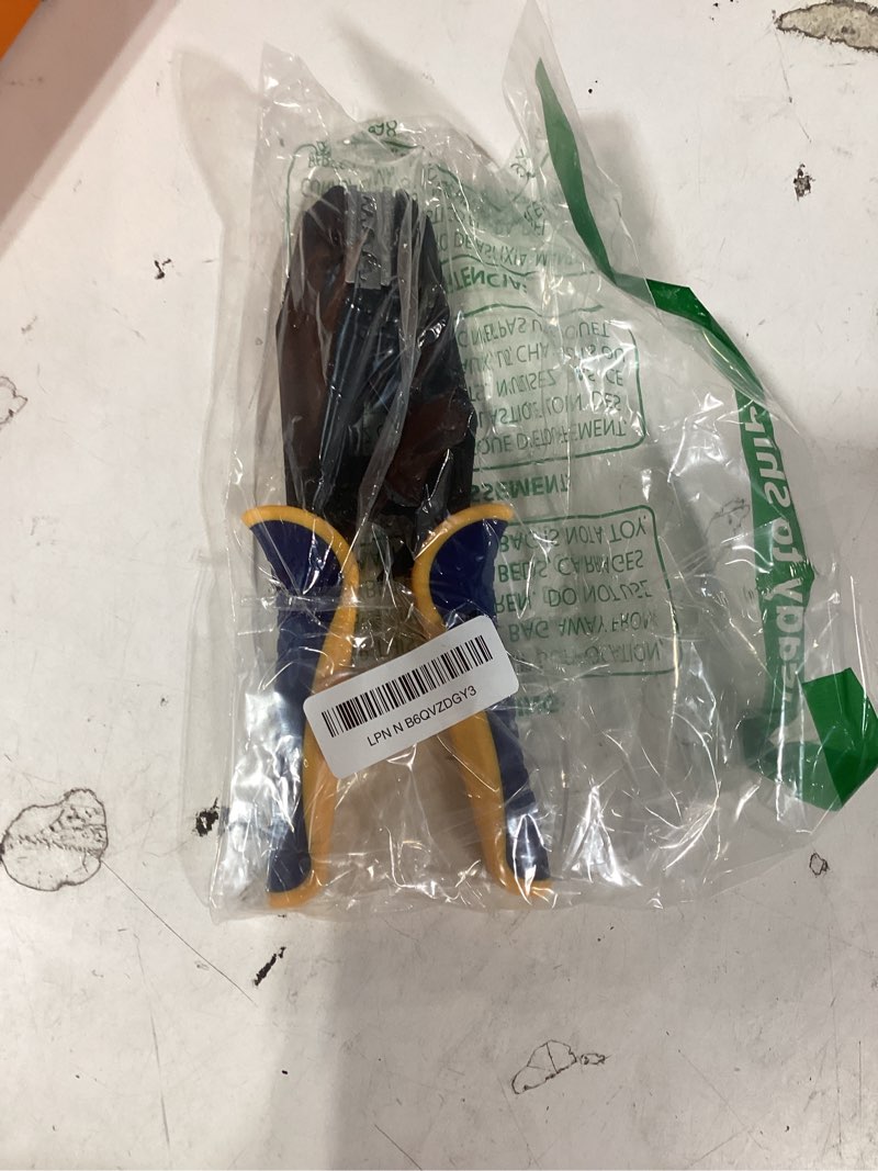 Condition photo showing New/Like New for haisstronica crimping tool for non-insulated terminal,awg 22-8 ratchet wire crimper tool,wire terminal crimper hs-7327 crimping tool for non-insulated terminals