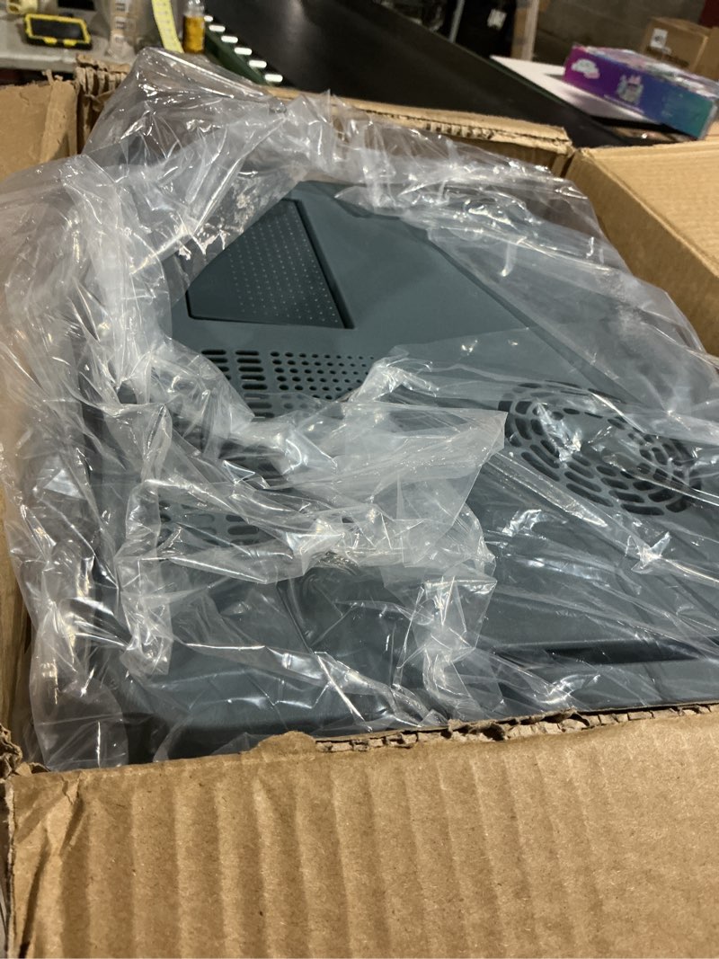 Condition photo showing As Is for SHAREWIN 25L Portable Electric Cooler & Warmer, Small Refrigerator with Handle, 110V AC and 12V DC Car Fridge, Camping/Outdoor/Travel Cooler for Vehicles & Trucks, Grey