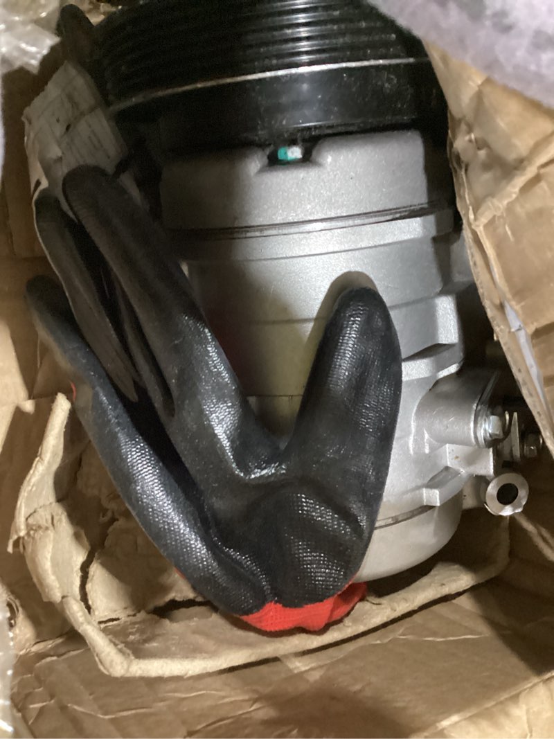Condition photo showing As Is for a-premium a/c compressor with clutch compatible with honda accord 2003-2007 3.0l, pilot 2005-2008 3.5l, odyssey 2005-2007 3.5l, ridgeline 2006-2008 3.5l & acura mdx 2003-2006 3.5l, tl 2004-2008 | compatible with honda accord 3.0l 2003-2007, pilot 3.5l 2005-2008, odyssey 2005-2007, ridgeline 2006-2008 & acura mdx, tl