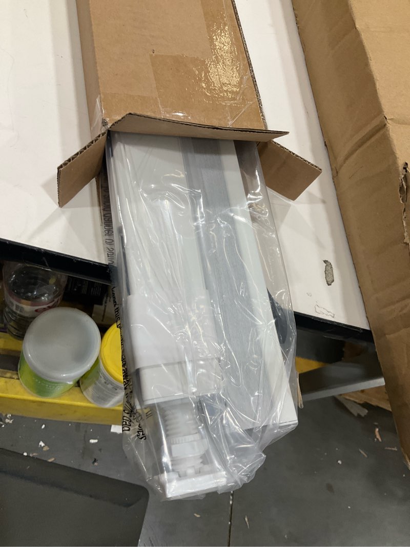 Condition photo showing Good Condition for LazBlinds No Tools No Drill Cordless Cellular Shades, Blackout Light Blocking Honeycomb Shades for Home, Thermal Insulation Blinds for Windows, 24" W x 36" H, White Blackout-white 24" W x 36" H