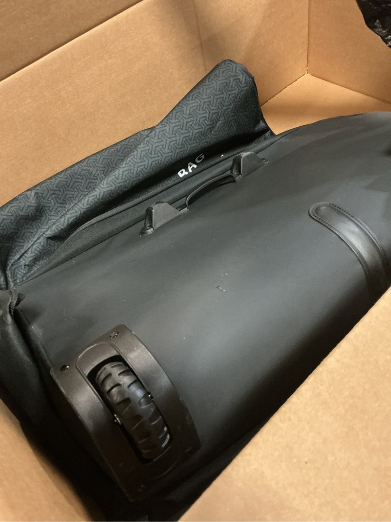 Condition photo showing Good Condition for RAYMACE Padded Stroller Travel Bag for Airplane with Wheels Fits to UPPAbaby Vista V2 V3, Cruz V2 V3,Travel Safe Protection Storage Bag, Patterned Design, Black