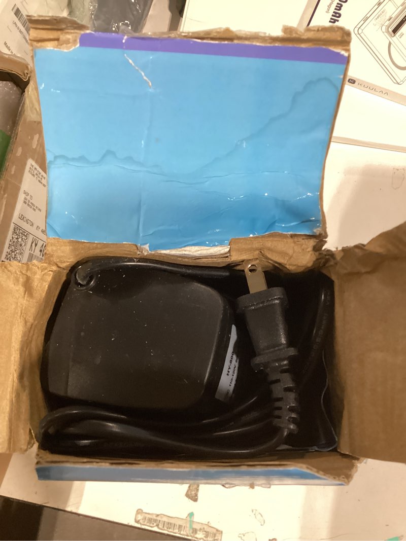 Condition photo showing As Is for goldfish aquarium filter u-very suitable for 20-75 gallon tank , 30 gallon fish tank water filter for green water control, internal submersible pump filtration system, fish filters for aquariums ctuv-h6f (20-75gallon)