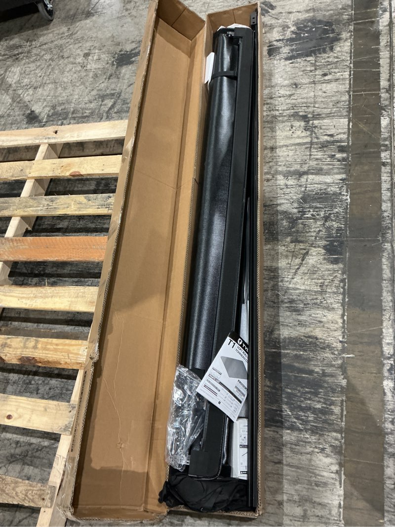 Condition photo showing As Is for tyger auto t1 soft roll up truck bed tonneau cover compatible with 2014-2018 chevy silverado / gmc sierra 1500; 2015-2019 2500 hd 3500 hd; 2019 ld/limited only | 6'6" bed (78") | tg-bc1c9007 , black 6'6" (78") bed t1 soft roll-up 2014-2018 silverado / sierra
