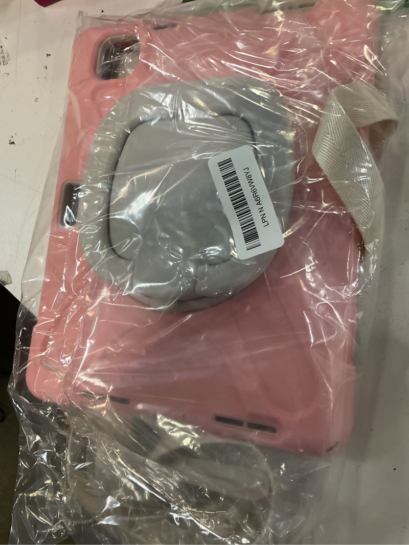 Condition photo showing Good Condition for BATYUE Case for iPad Air 11-inch M3 (2025) / M2 (2024), iPad Air 5th/4th 10.9 inch(2022/2020), iPad Pro 11" 4th/3rd/2nd/1st, Kids Cover with 360° Rotating Stand, Pencil Holder, Carrying Strap, Rose A04-No screen protector(Rose Gold)