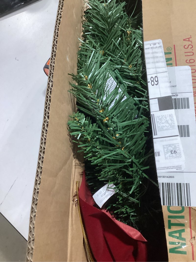 National Tree Company 24 in Pre-Lit Majestic Fir Mini Artificial Christmas Tree, 35 Clear LED Lights