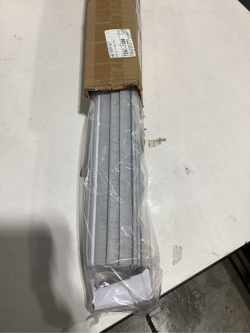 Condition photo showing Good Condition for lazblinds no tools no drill cordless roman shades for windows, blackout thermal insulated uv blocking window blinds, lightweight fabric blinds for indoor windows, 39" w x 60" h, blackout - beige beige 39" w x 60" h