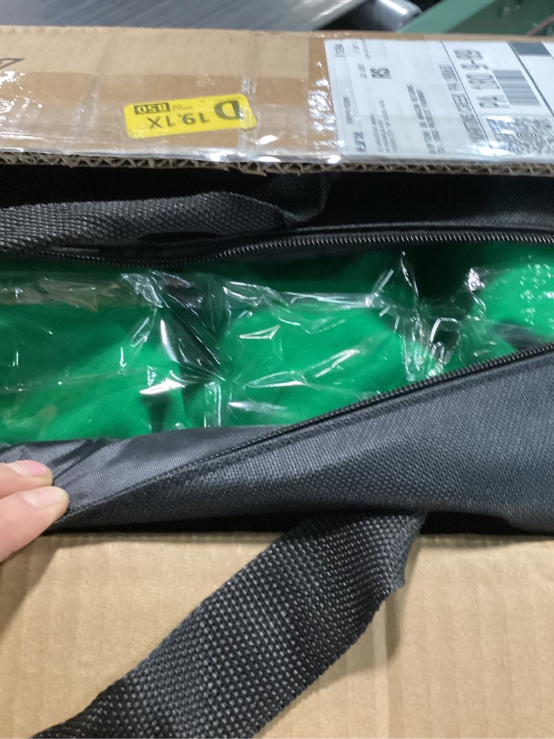 Condition photo showing Good Condition for 7.87ft x 13.12ft Large Green Screen Backdrop with Stand - Heavy Duty Collapsible Frame for Studio Photography, Video Shooting, Live Streaming & Gaming