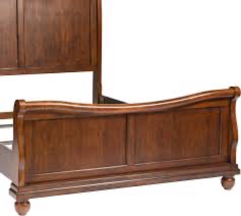 (Incomplete ) QEEN SLEIGH FOOTBOARD & SLATS 589-BR21F