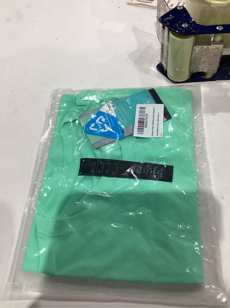 Condition photo showing New/Like New for Haimont Men's Athletic Running Shirts Quick Dry Short Sleeve UPF 50+ Sun Protection UV Fishing Hiking Workout T-Shirts Dark Grey X-Small