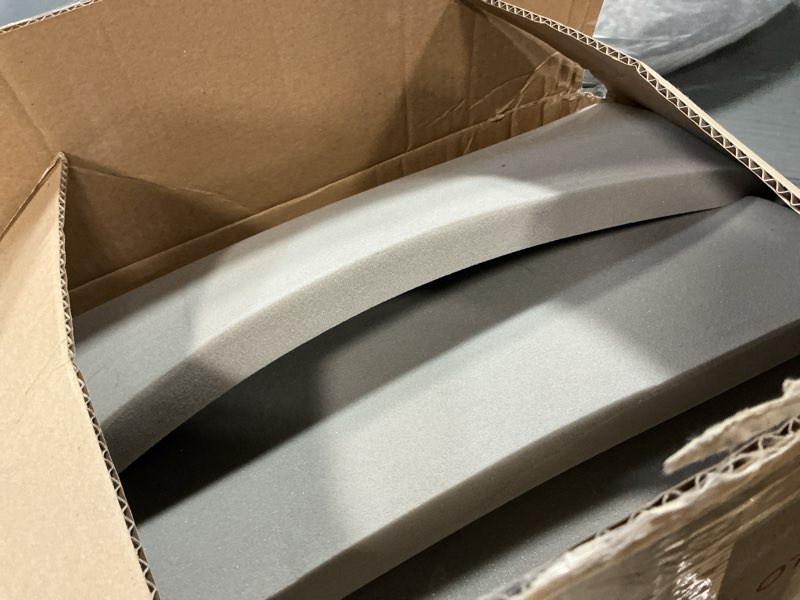 Condition photo showing As Is for Couch Cushion Support for Sagging Seat – 3 Pack 22x22x2.4 Inch Sofa Cushion Board Saver & Replacement Insert for Saggy Couch or Chair, Quick No-Tool Install with 40D High Density Foam Grey-3p 22x22x2.4In