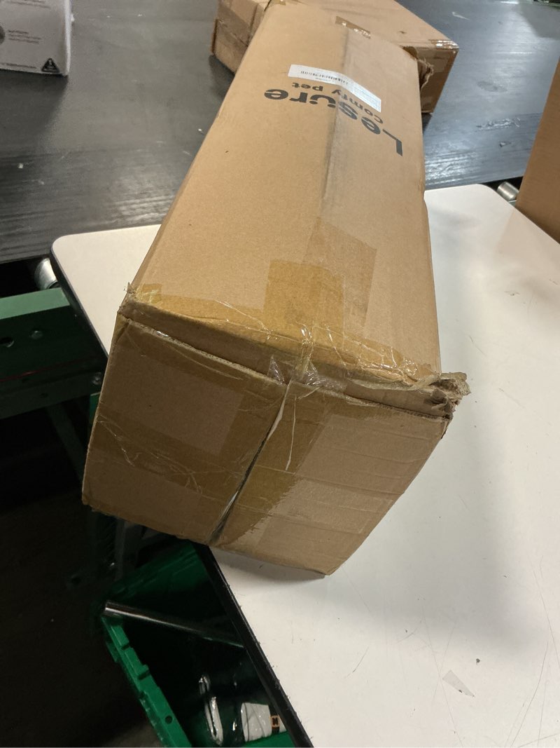 Condition photo showing New/Like New for Lesure Shown on TODAY Show Soft Collapsible Dog Crate - 36 Inch Portable Travel Crate for Large Dogs Indoor & Outdoor, 4-Door Foldable Pet Kennel with Mesh Windows, Green L - 36" Green