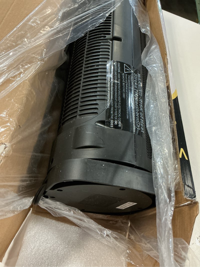 Condition photo showing Good Condition for Space Heater for Indoor Use with Remote - 70° Oscillating Tower Electric Heater, 24 Inchs, 12H Timer, 1500W Quiet PTC Ceramic Heating with Thermostat, Fast Safety Heat for Office, Home, Bedroom