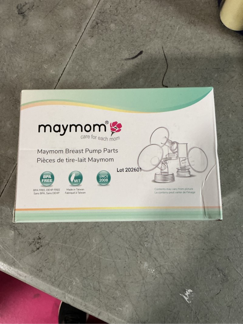 Condition photo showing New/Like New for maymom wide neck pump part for spectra s1/s2 pumps; incl wide mouth flange; not original spectra fla