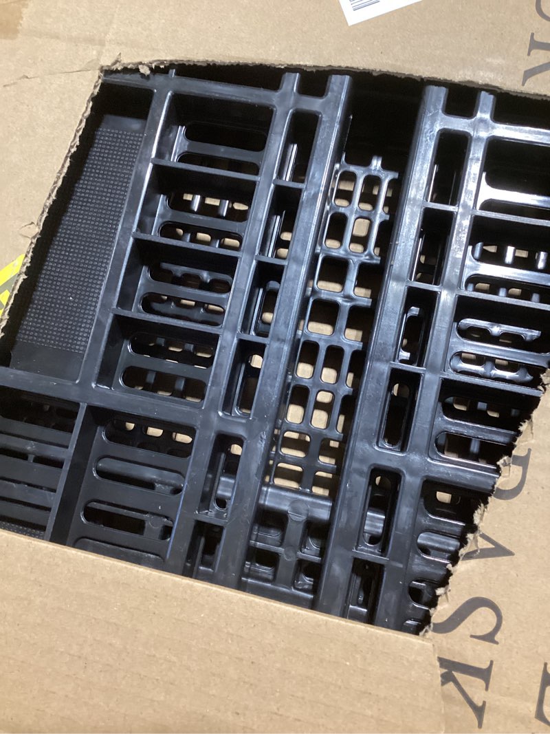 Condition photo showing Good Condition for Collapsible Storage Bin Containe?52 Liter Transferheavy duty plastic storage box ,milk crates heavy duty Transit storage of various items black (1)