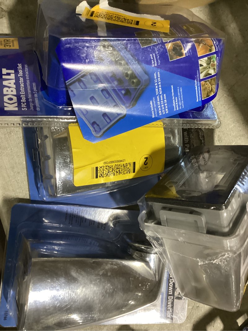 Condition photo showing As Is for as is ,miscellaneous tools and hardware