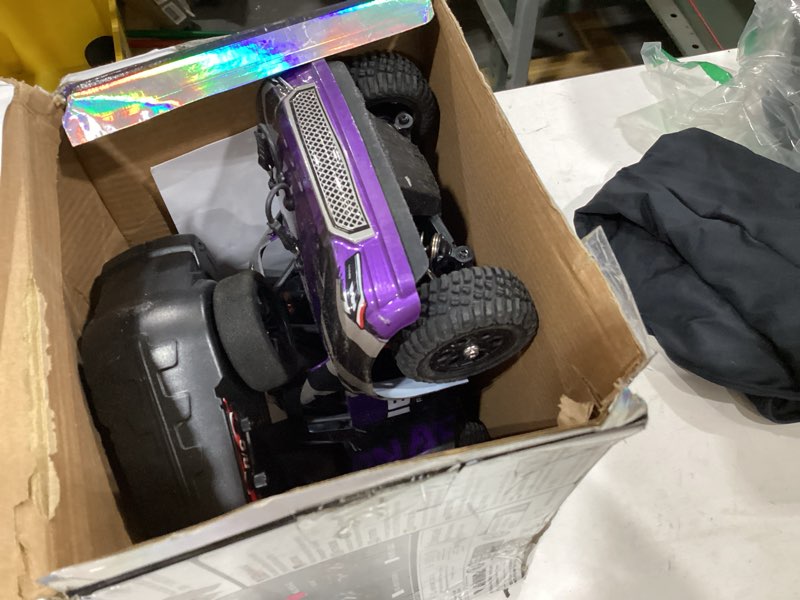 Condition photo showing New/Like New for x-tmaga remote control rc cars 1:16 monster truck toys cars for adult & boys, 4wd off-road, metal transmission parts, high speed fast 40+ kph, 4x4 waterproof with 2 rechargeable batteries (hs16-83) purple
