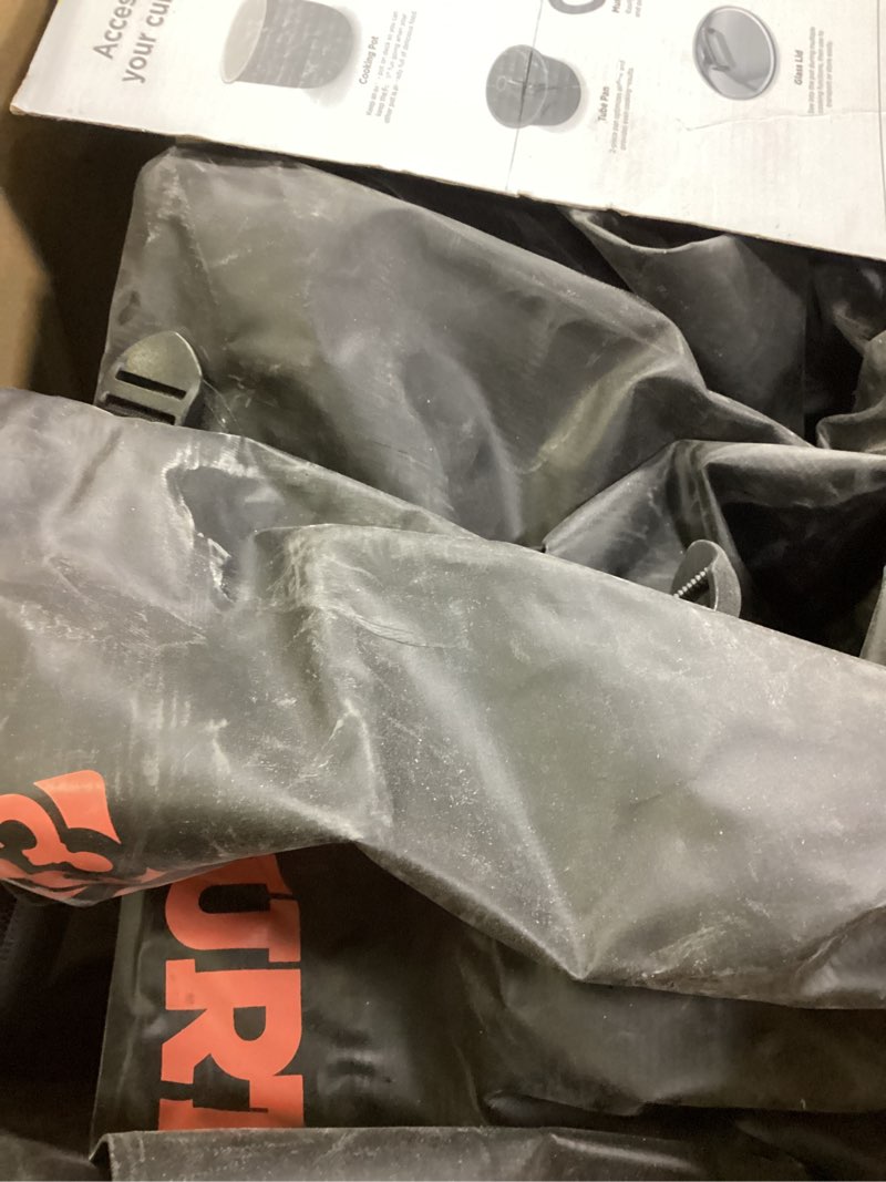 Condition photo showing As Is for CURT 18211 56 x 22 x 21-Inch Weather-Resistant Black Vinyl Cargo Bag for Hitch Carrier