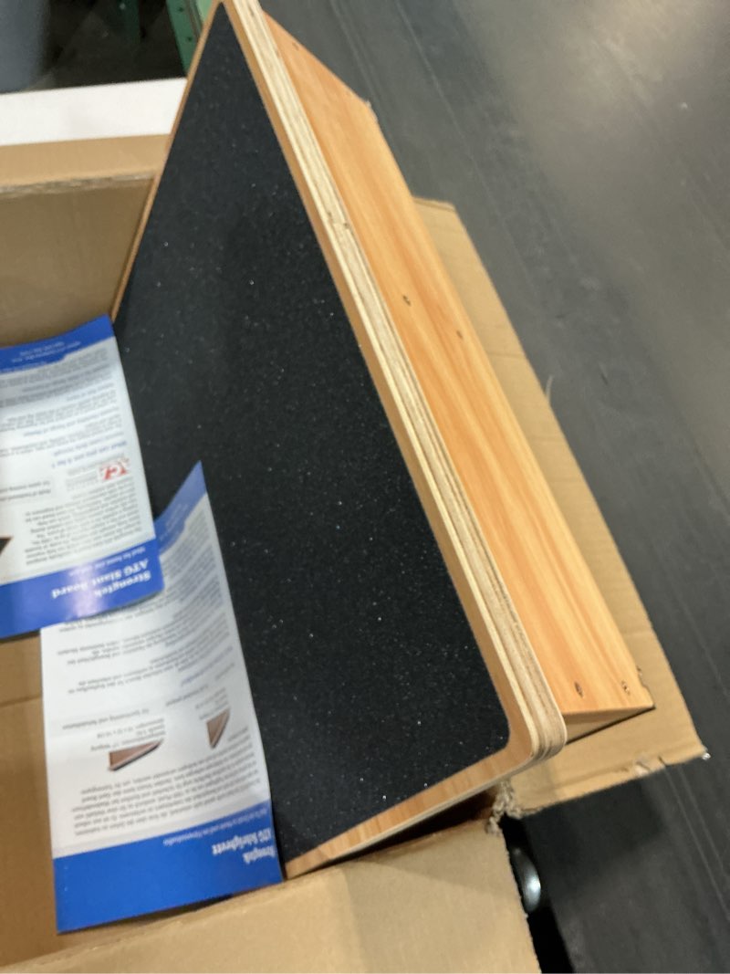 Condition photo showing New/Like New for StrongTek Slant Board for Squats & Knee Training, Heavy-Duty Incline Board with Non-Slip Surface, Fixed 25° Wooden Stretch Board, 1000 Lbs Capacity