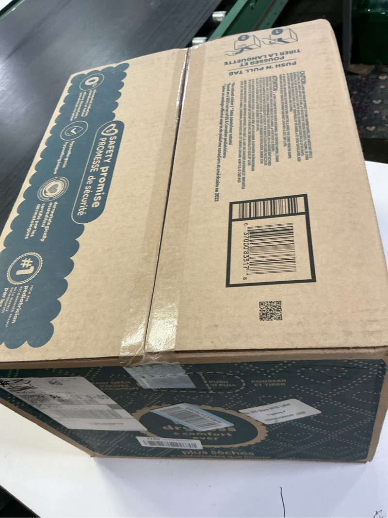 Condition photo showing New/Like New for pampers swaddlers diapers, size 3 (13-26 lbs), 168 count, absorbent, keeps baby dry and comfortable, skin safe disposable baby diaper size 3 168