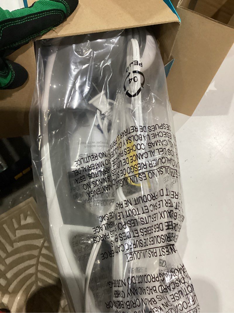 Condition photo showing Good Condition for Homedics Back Massager - Heated Automatic Percussion Back, Body and Neck Massager with Dual Pivoting Heads, Interchangeable Nodes, for Shoulders, Legs and Feet, White White 1 Count (Pack of 1) Back Massager