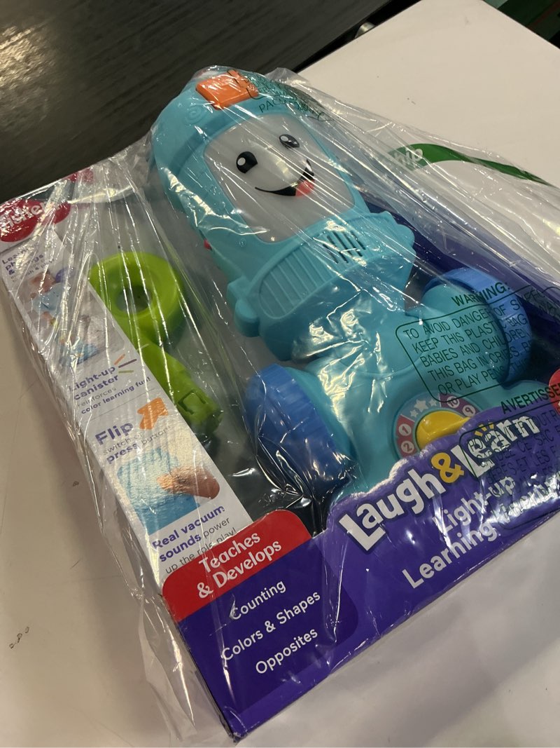 Condition photo showing Good Condition for Fisher-Price Toddler Toy Laugh & Learn Light-Up Learning Vacuum Musical Push Along for Pretend Play Infants Ages 1+ Years (Amazon Exclusive)