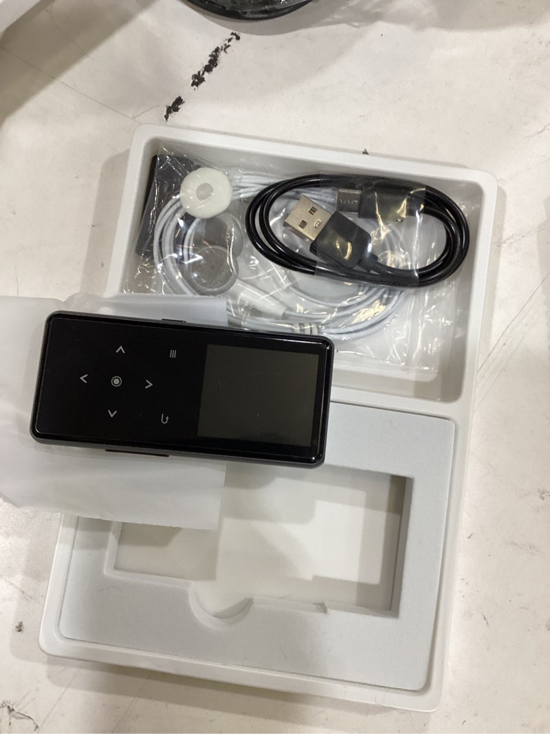 Condition photo showing New/Like New for 128gb mp3 player with bluetooth, portable music player with built-in speaker, enjoying your digital music and audiobooks anytime,includes fm radio,recorder,e-book,and comes with earphones