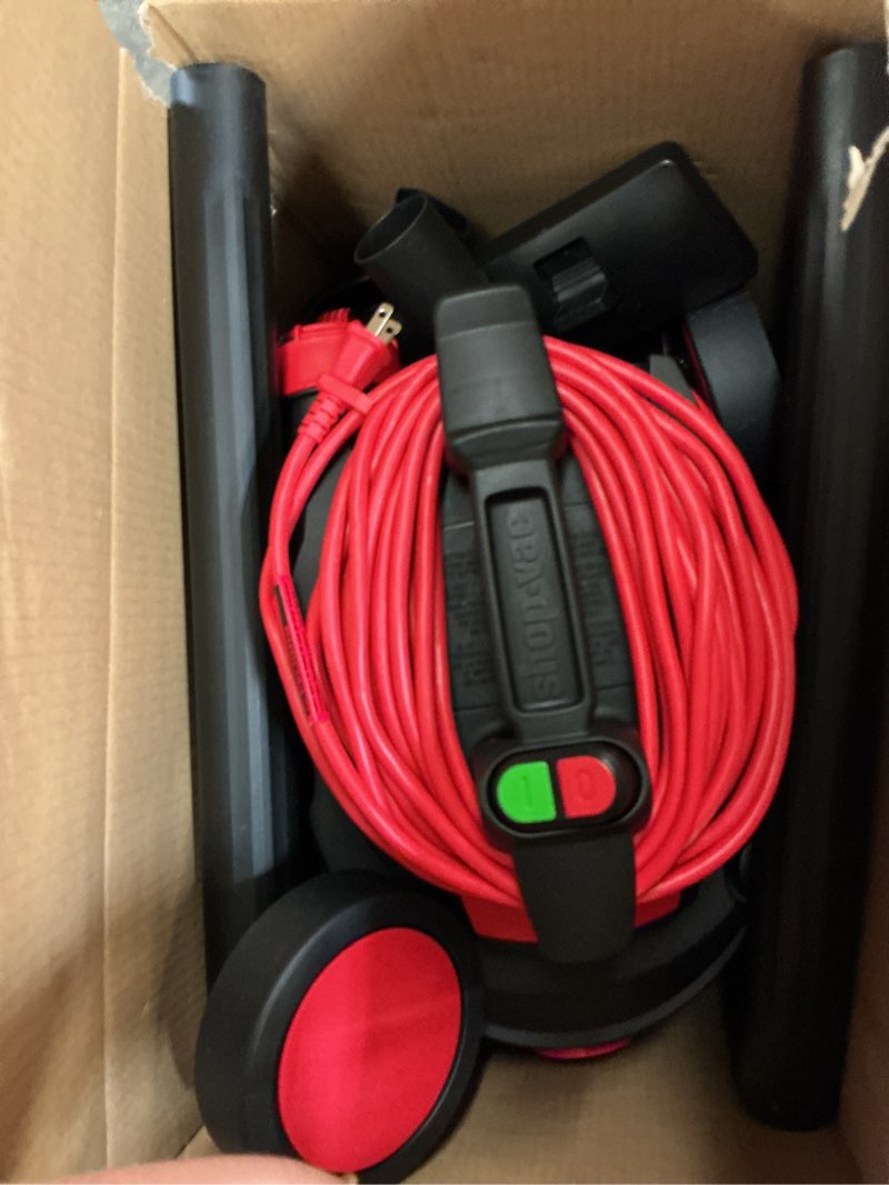 Condition photo showing As Is for shop-vac 4-gallon 6 hp corded wet/dry shop vacuum with accessories included
