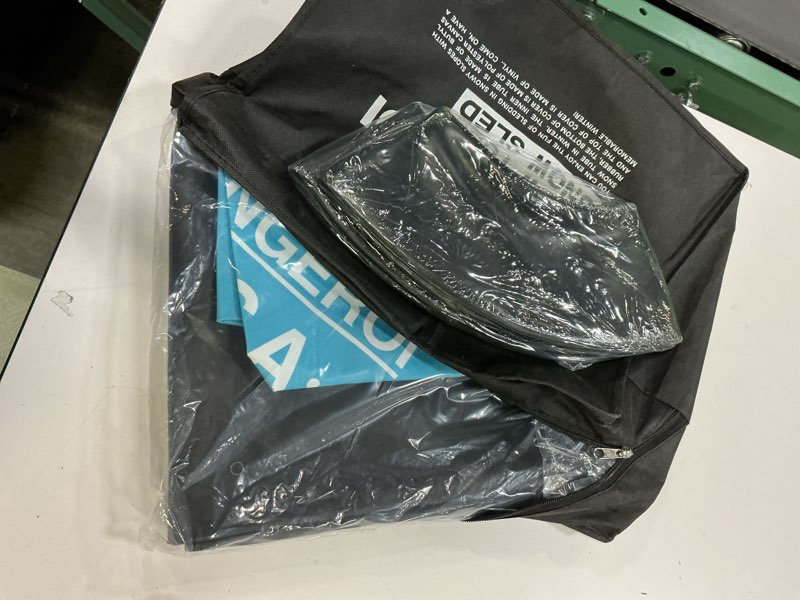 Condition photo showing Good Condition for Snow Tube Snow Tubes for Sledding Heavy Duty 47 inch Snow Sleds for Kids and Adult Heavy Duty Snow Sleds for Adults Inflatable Snow Tube for Kids with Snow Tube Cover Blue-Cover