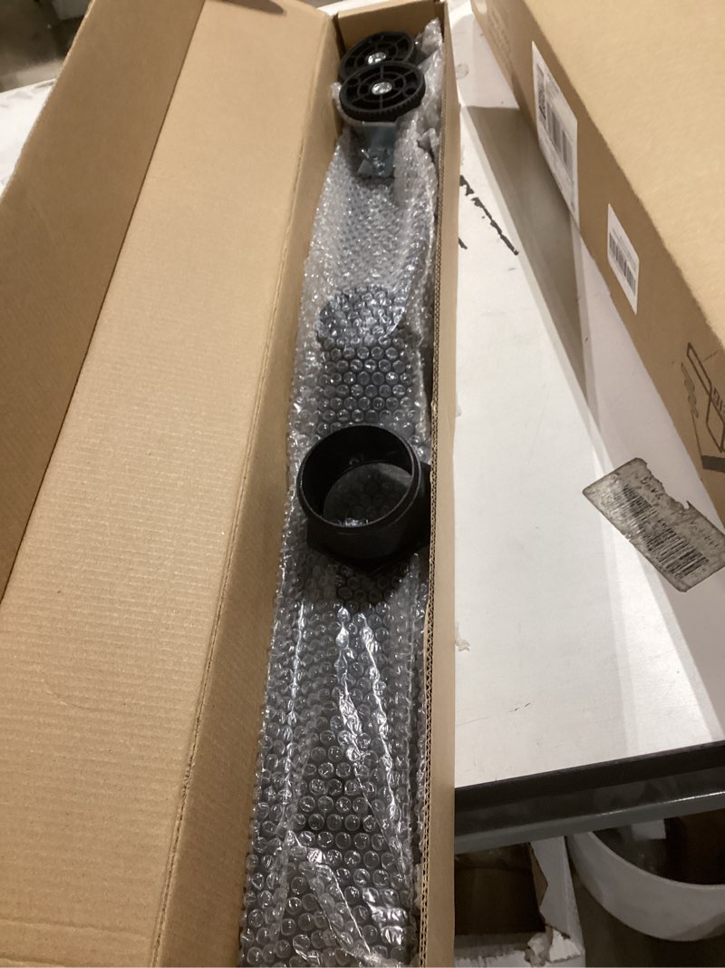 Condition photo showing Good Condition for baronage linear shower drain 24 inch, 304 stainless steel rectangular floor drains with square grate & deep v-shaped waterway, high flow anti-clog system for bathroom, matte black matte black 24 inch