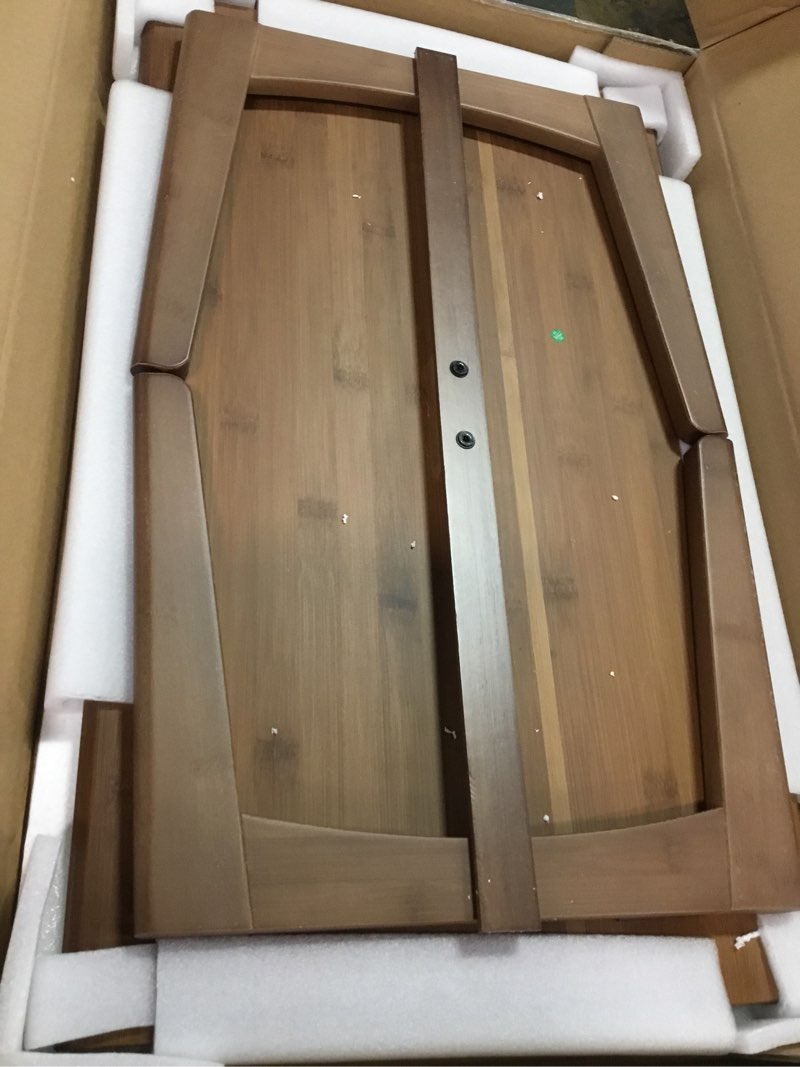 Condition photo showing Good Condition for Wooden Folding Coffee Table No Assembly Low Collapsible Japanese Floor Table Small Spaces Tatami FoldableTable for Living Room Home Office (Walnut, Large) Walnut Large