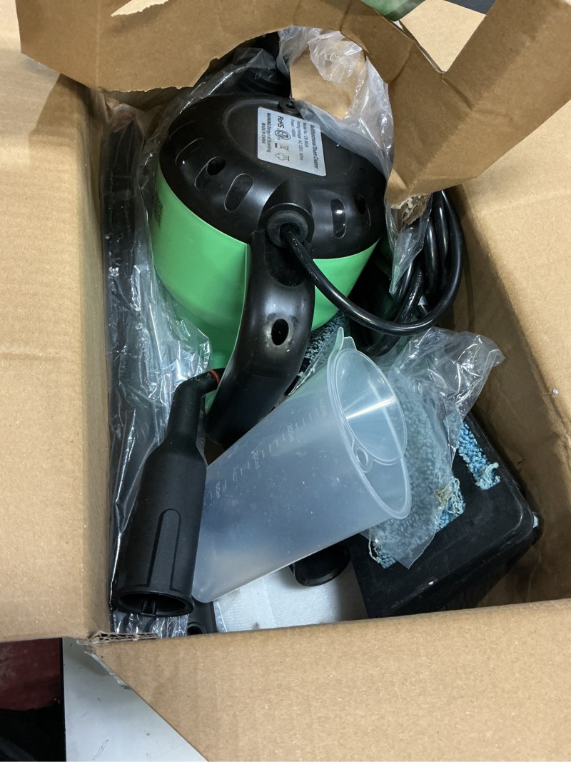 Condition photo showing As Is for Steam Mop with Detachable Handheld Steam Cleaner for Home, 12-in-1 Multi Accessories, Quick 15s Heat, 221°F Floor Steamer & 320ml Water Tank, Powerful Steamer for Cleaning Floor, Carpet, Windows, Tile Geen