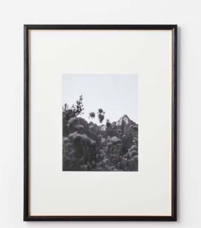 black picture frame