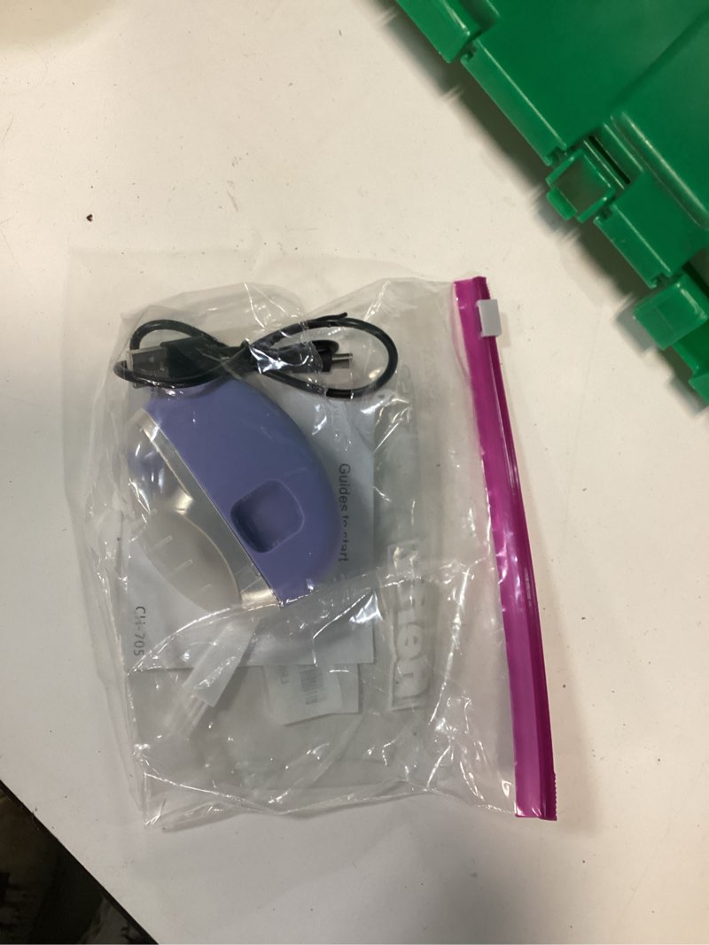 Condition photo showing As Is for Electric Nail Clippe Purple