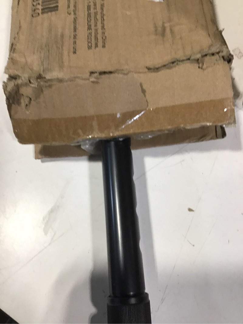 Condition photo showing As Is for Medline Bariatric Offset Walking Cane for Seniors & Adults, Adjustable Height 29"-38", Ideal for Balance Support, Injury & Post-Surgery Mobility Aid, Black