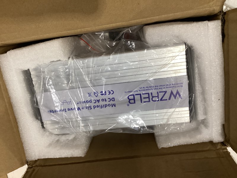 Condition photo showing New/Like New for wzrelb 800w power inverter 12v dc to 110v 120v ac,1600w peak modified sine wave car inverter with led display,dual ac outlets,soft starter,off-grid power converter with high efficiency up to 90% 12 800