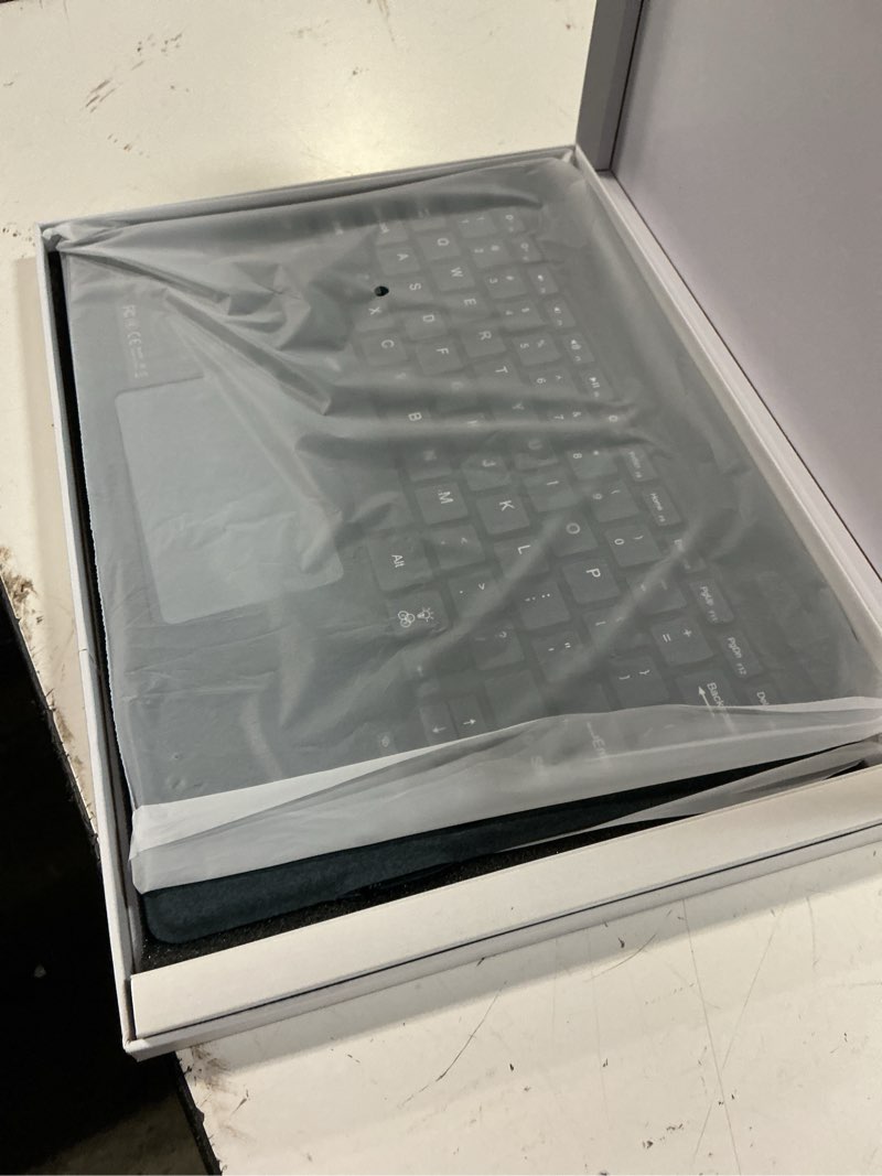 Condition photo showing Good Condition for microfiber leather keyboard for surface pro 11/10/9/8/x, bluetooth keyboard type cover with palm rejection touchpad, pen holder, type-c charging, 7-color backlight for microsoft surface pro
