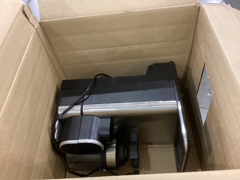 Condition photo showing As Is for Cuisinart Single-Serve Coffee Maker + Coffee Grinder with 8, 10, and 12 oz. Serving Size, Compatible with Single-Cup Pods, 48-Ounce Removable Reservoir, Stainless Steel, DGB-2SS