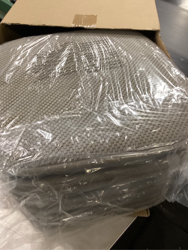 Condition photo showing New/Like New for GORILLA GRIP Slip Resistant Chair Cushions, No Ties Required, Set of 8 Memory Foam Pads for Dining Room, Kitchen Table, Office, Rocking Chairs, Plush Seat Cover Cushion Pad, Home Decor, 16x16, Beige 16" x 16" (8 Pack) Beige