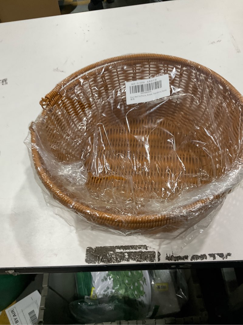 Condition photo showing Good Condition for Fruit Bowl for Kitchen Counter, Large Fruit Basket with Handle, Suitable for Storing Fruits, Vegetables, Bread, Candys and Snacks