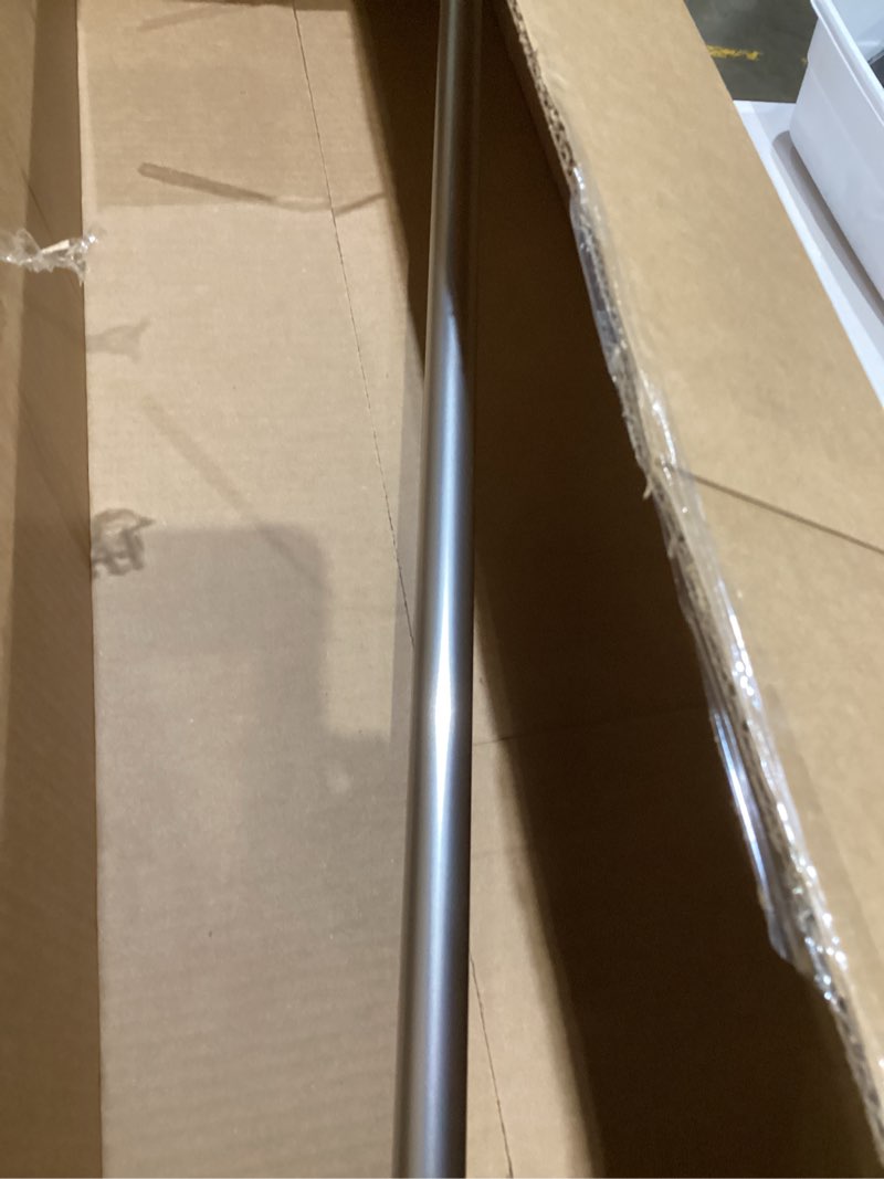 Rod Desyne 100-68-995 1" Rosen Curtain Rod, 120-170 inch, Satin Nickel