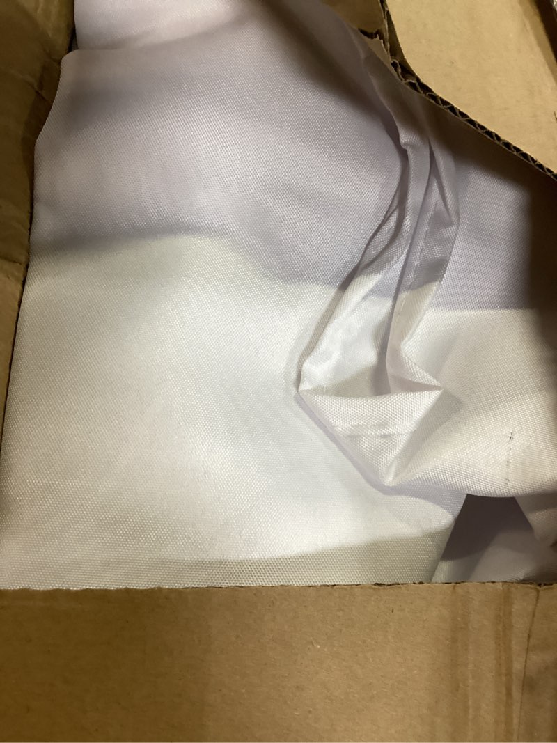 Condition photo showing New/Like New for fitable white tablecloths for rectangle tables, 6 pack - 70 x 120 inches - reusable and washable table clothes for 6-8 ft tables, polyester fabric table covers for wedding, party, banquet white 70x120 in, 6 pack