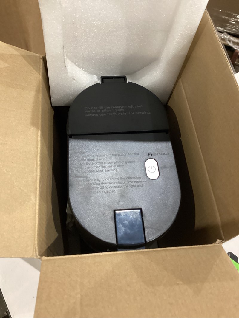 Condition photo showing Good Condition for horavie small single serve coffee maker for k cup and grounds, fast brew one cup coffee machine with one button, 6 to 12 oz. brew sizes, perfect for home and travel, black black 9.45 inches