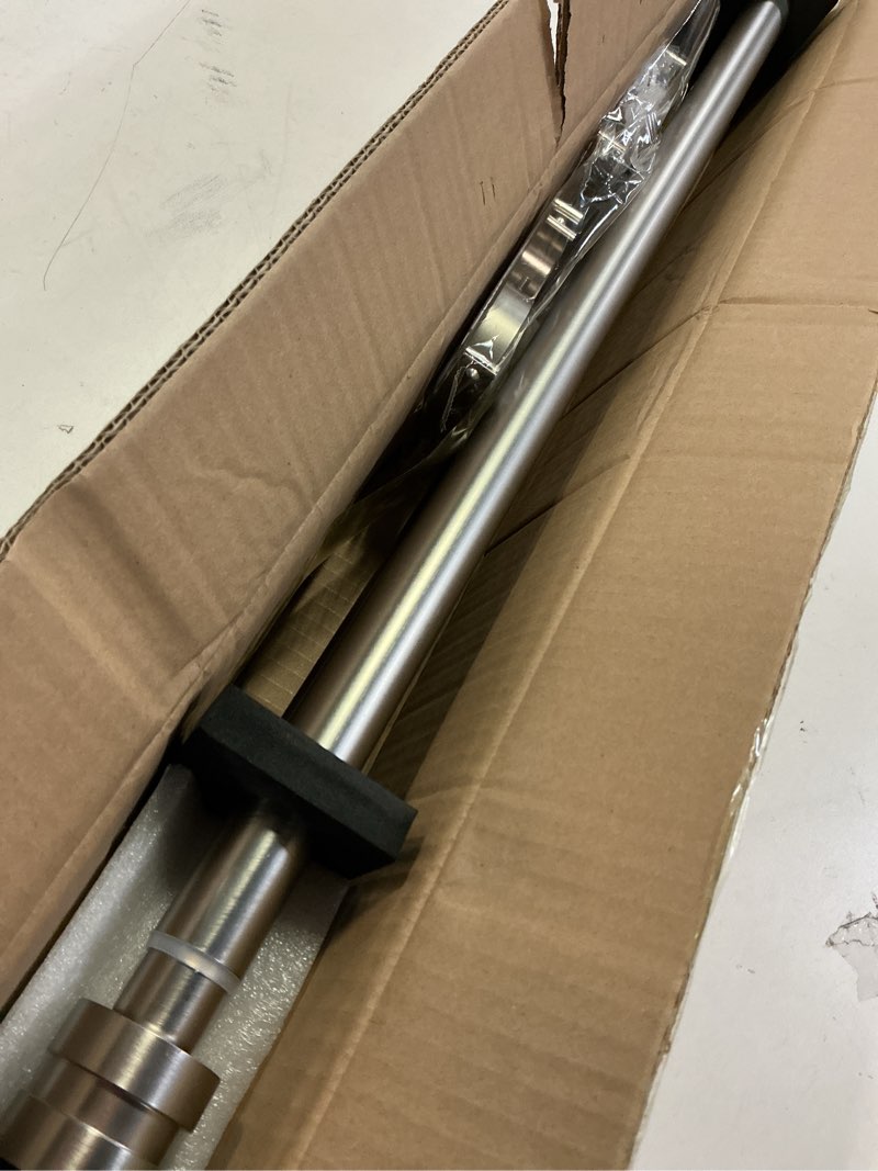 Condition photo showing Good Condition for 2 Pack Single Curtain Rods, 1Inch Diameter Telescoping Drapery Window Curtain Rod 28-48Inch(2.3-4ft) Rod Length, Matte Nickel Matte Nickel 28-48"