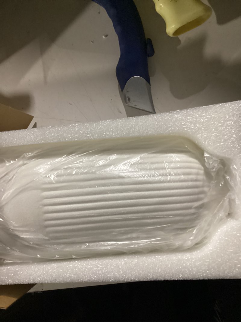 Condition photo showing New/Like New for Ceramic vase Set of 2 for Pampas Grass, Modern Textured Ribbed Design Waterproof Matte Black vase for Fresh Flower,Stripe Porcelain vase for Home Decor (Black, BAILAN Set of 2) Black BAILAN set of 2