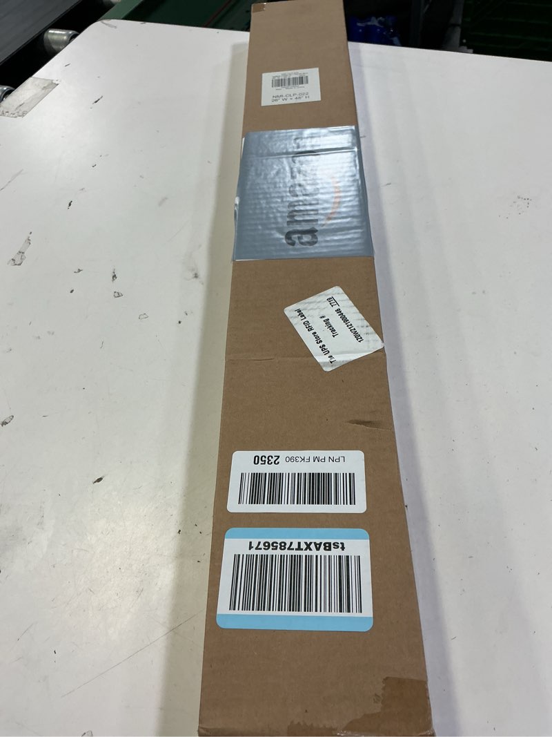 Condition photo showing New/Like New for LazBlinds No Tools No Drill 1" Vinyl Mini Blinds, Cordless Blinds for Windows, Light Filtering Horizontal Window Blinds & Shades, 26" W x 48" H, White Cordless-white 26" W x 48" H