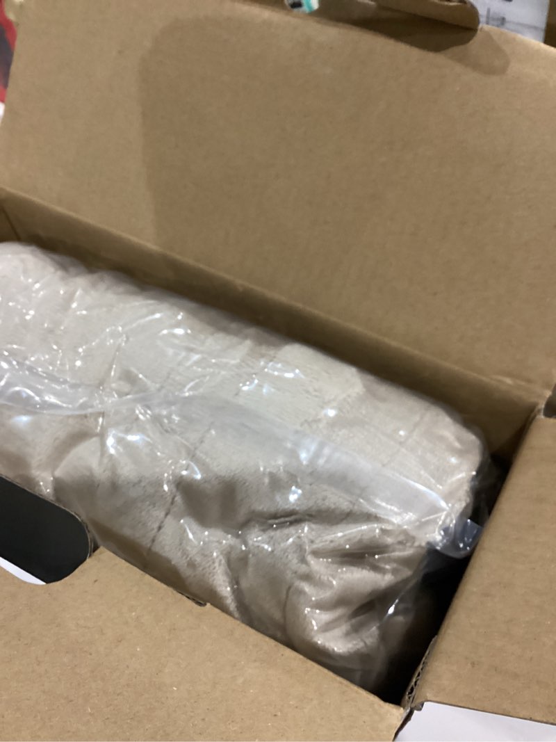 Condition photo showing Good Condition for Tefici Electric Heated Blanket Throw, Super Cozy Soft 2-Layer Flannel 50" x 60" Heated Throw with 3 Heating Levels & 4 Hours Auto Off, Machine Washable, ETL&FCC Certified, Home Office Use,Camel Camel Throw