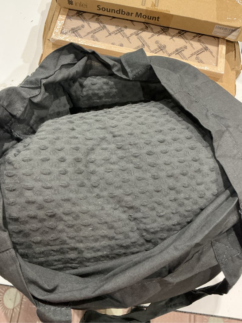 Condition photo showing Good Condition for bedsure cotton duvet cover queen - 100% cotton waffle weave charcoal duvet cover queen size, purewoven breathable bedding set for all season, 3 pieces, 90"x90" queen (90" x 90") 19 - charcoal (no comforter)
