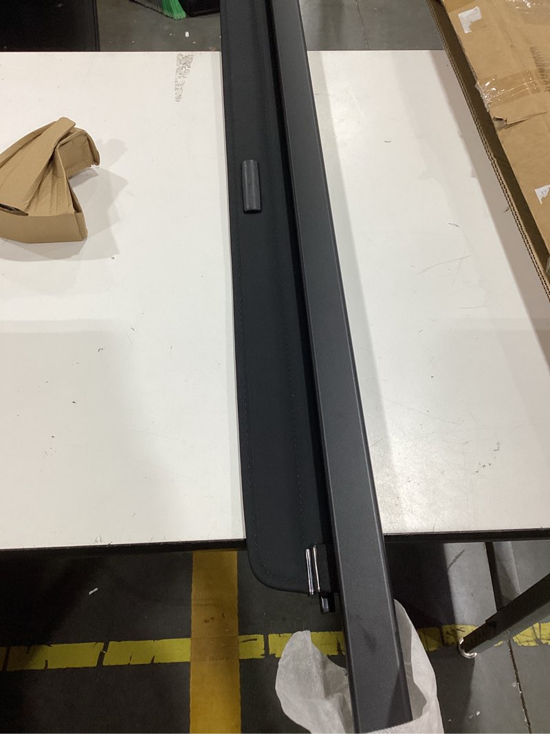 Condition photo showing As Is for cargo cover for wrangler jl jlu 4 door/hard top 2018-2023 | retractable rear trunk security cover shield shade (not for 4xe & soft top & sahara jl unlimited) black for 2018-2023 wrangler jl jlu 4door