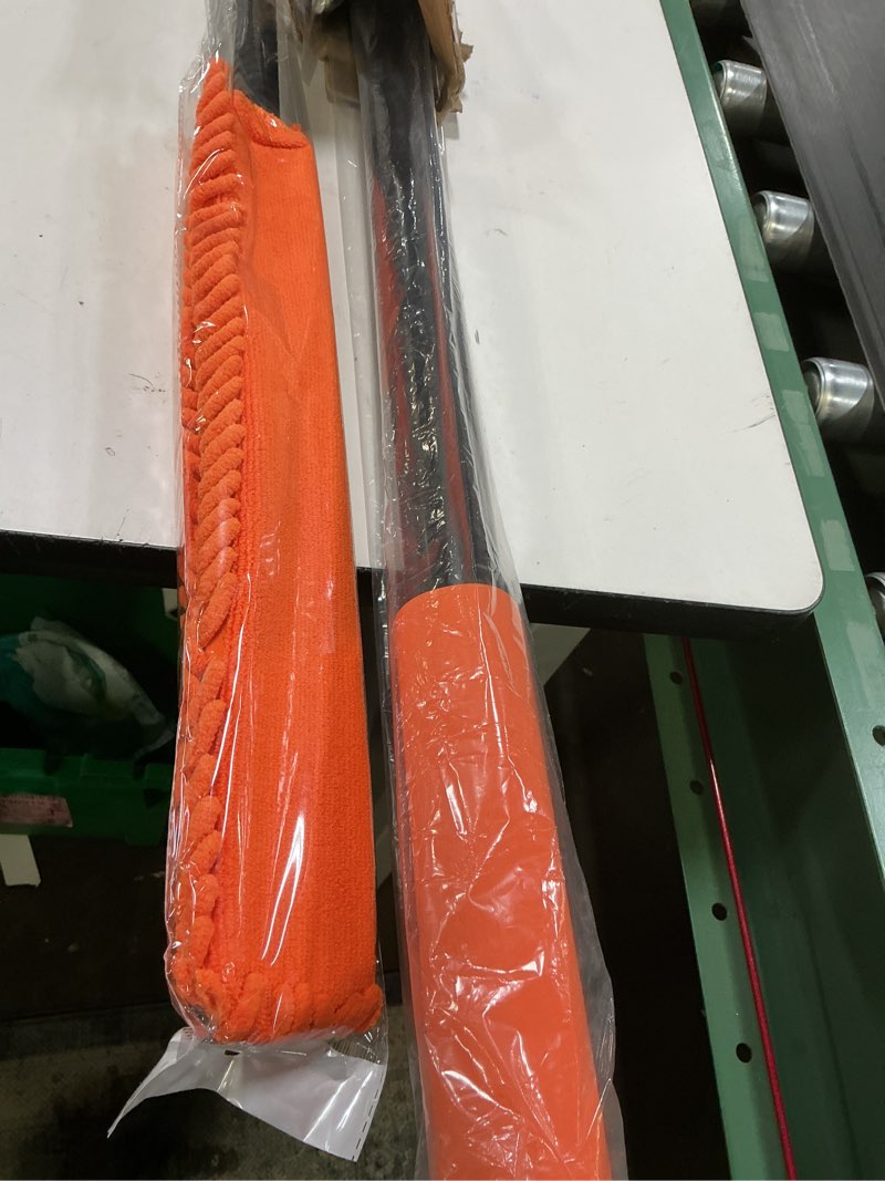 Condition photo showing New/Like New for pmmj light bulb changer for high ceilings with 26ft reach, telescopic extension pole for high ceilings and recessed lights (5-20ft) with baskets, suction cup and duster