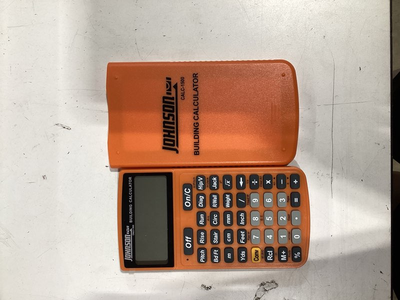 Condition photo showing Good Condition for johnson level building calculator